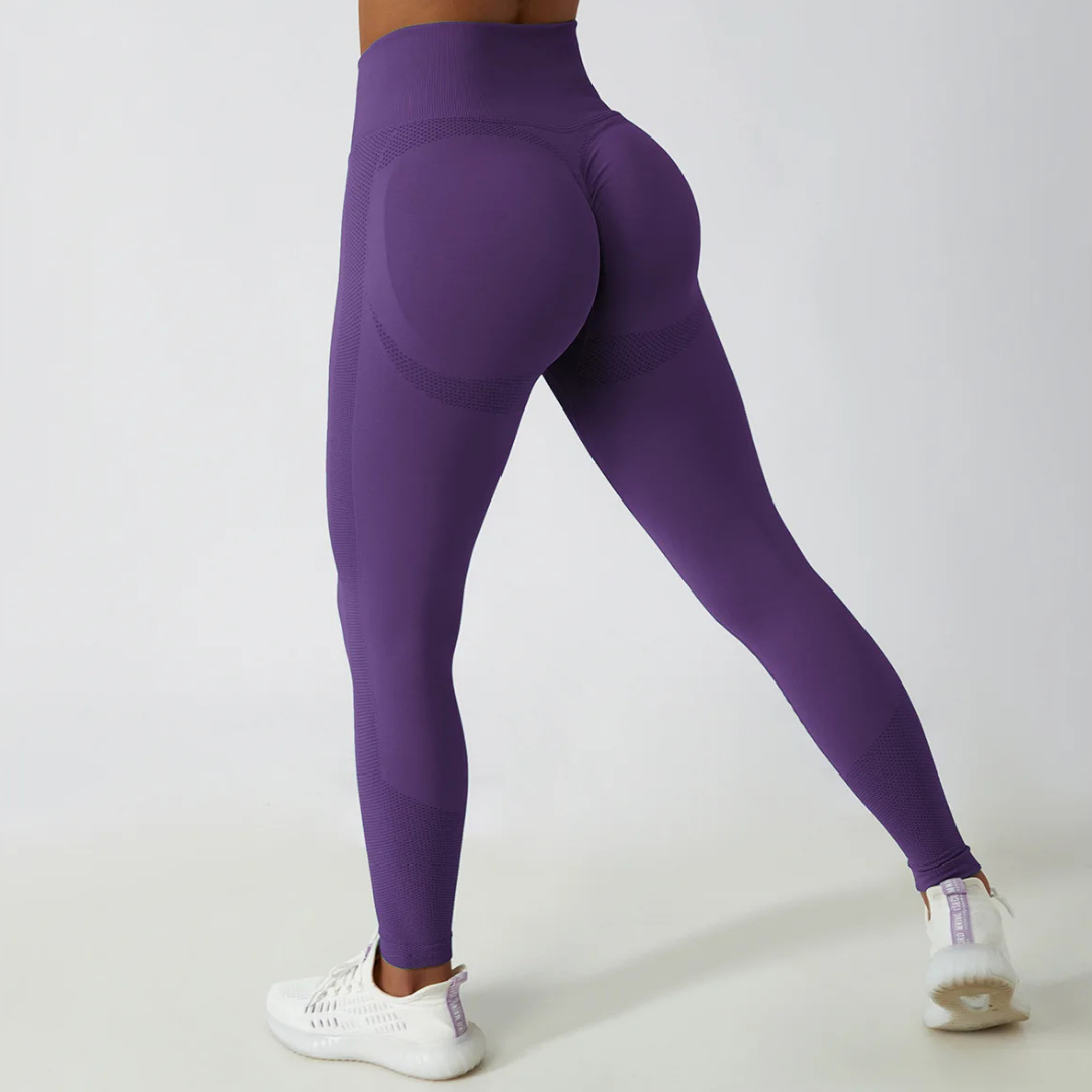 THE CASCADE SEAMLESS SCRUNCH BUTT LEGGINGS-Leggings-Gym Giants