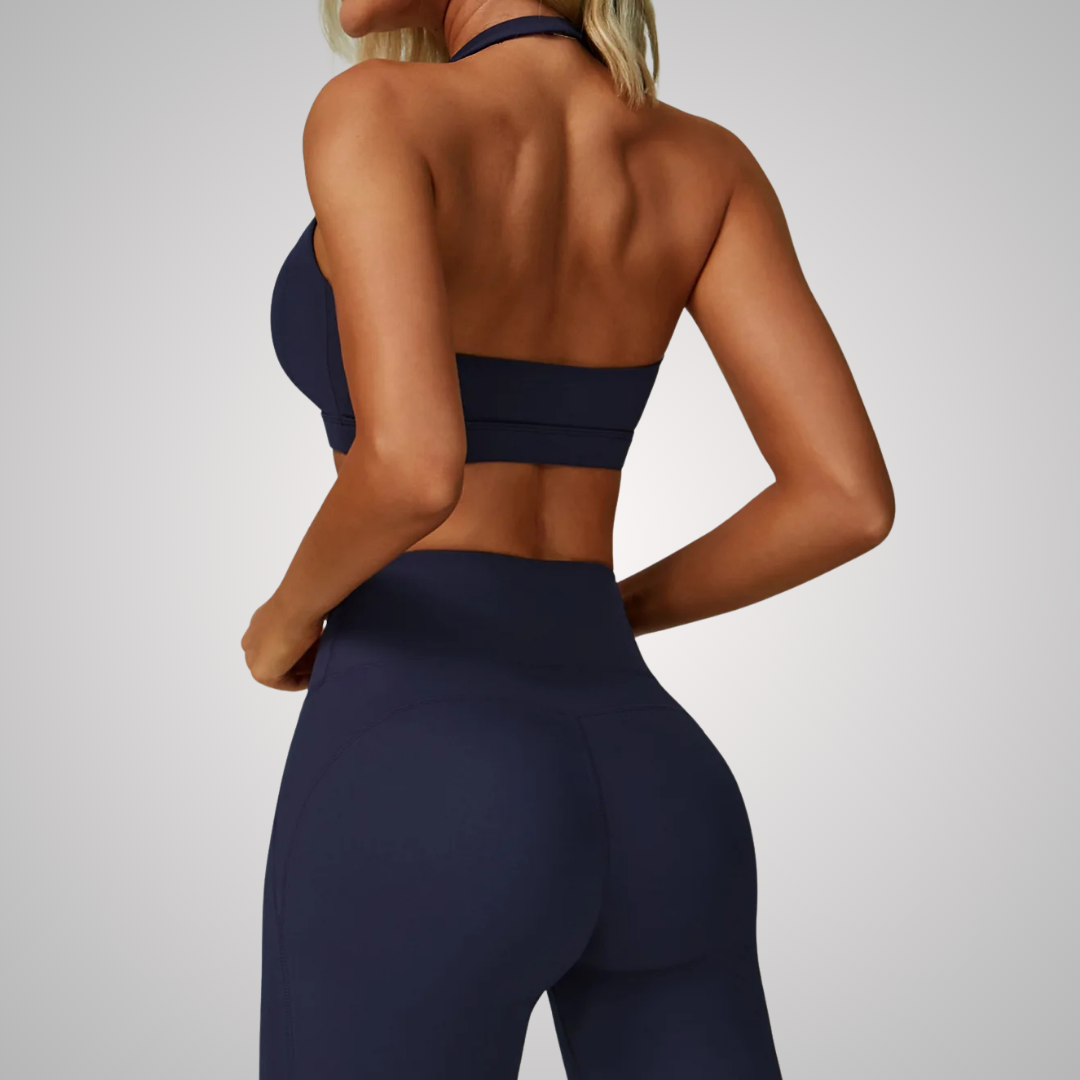 ALETTA HALTER NECK SPORTS BRA