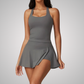 VIVIENNE RACERBACK SINGLET AND SKIRT SET