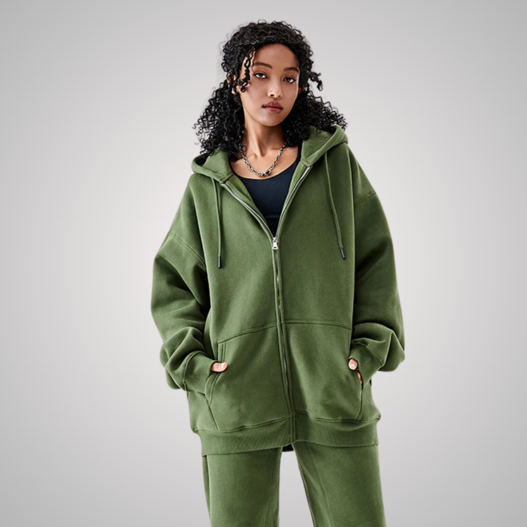 MODENA UNISEX ZIP FRONT HOODIE