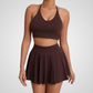KARELIA HALTER TENNIS SKORT SET