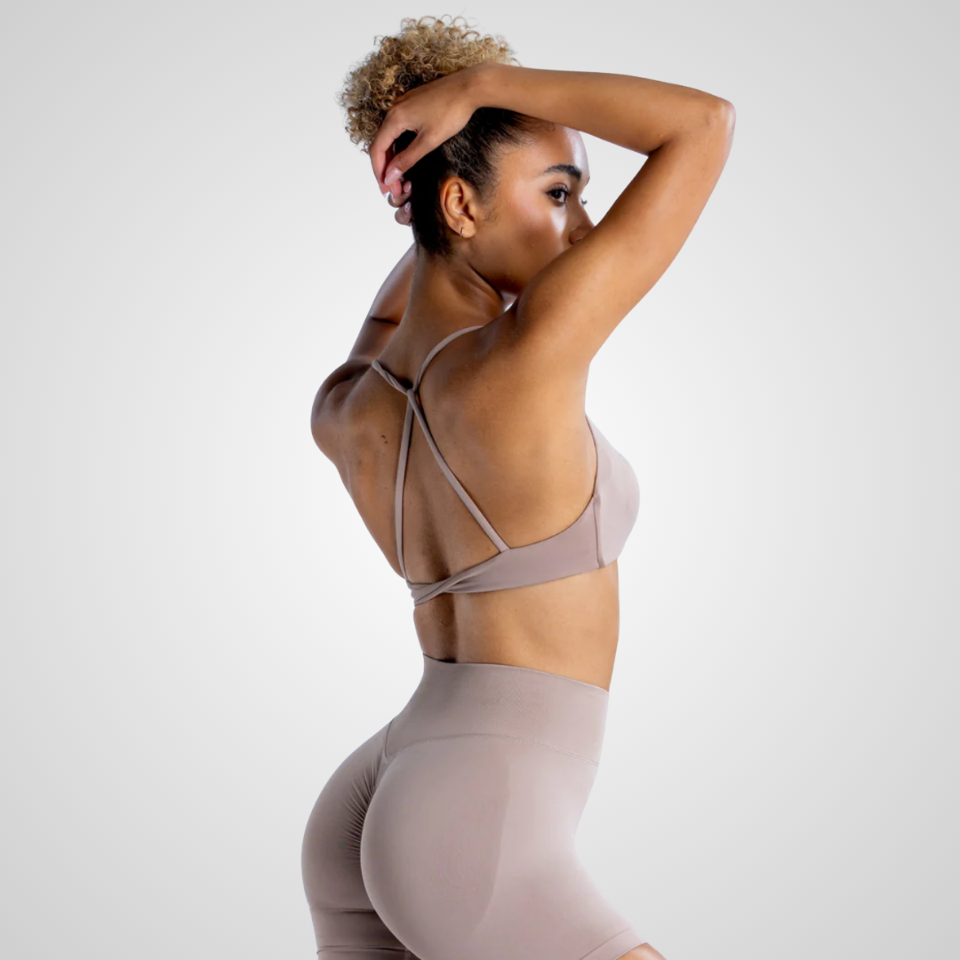 THE SOFIA TWIST-BACK SPORTS BRA