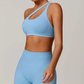 THE EVESSA ONE SHOULDER SPORTS BRA-Sports Bras-Gym Giants