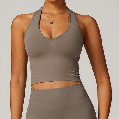 TAYANA HALTER SINGLET