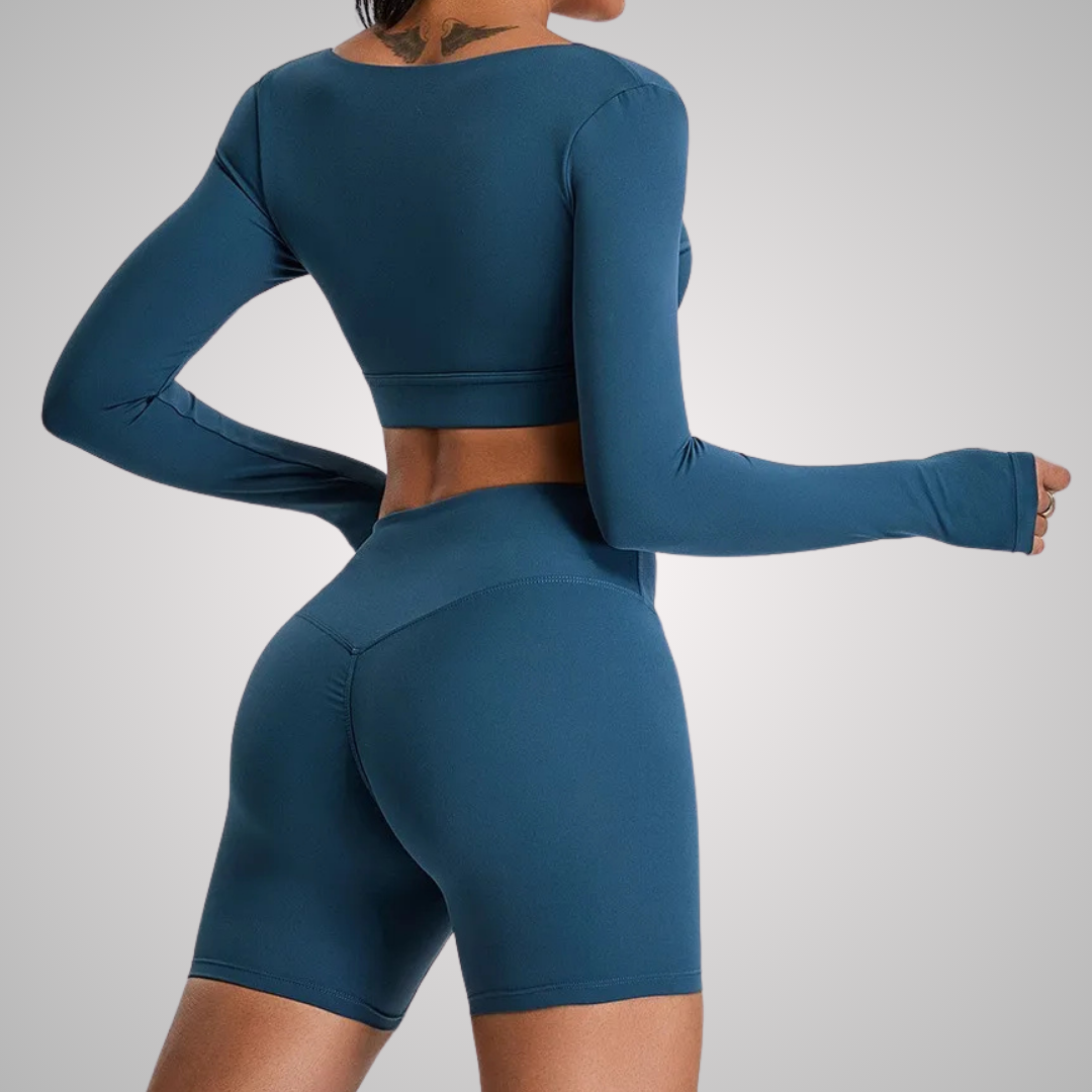 HOUSTON CROPPED LONG SLEEVE