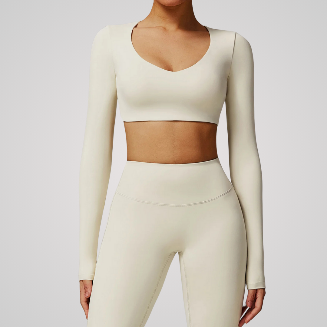 ALINA CROPPED LONG SLEEVE