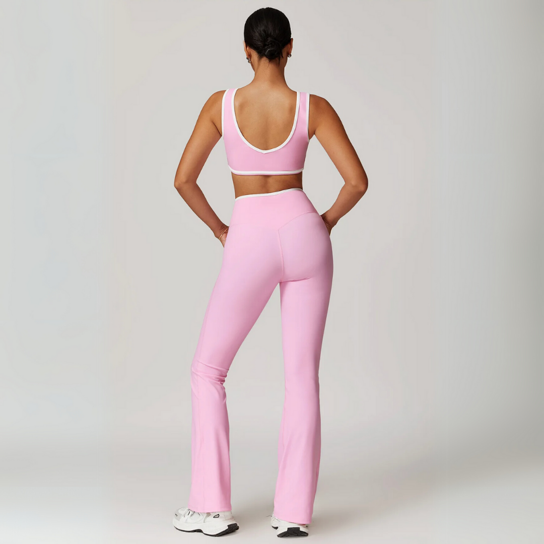 THE SERINA CONTOUR FLARE LEGGINGS