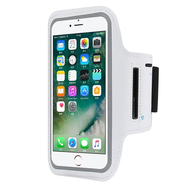 Secure and Convenient Arm Band Phone Holder – Keep your phone with you during workouts with an adjustable arm band compatible with phones 4"-6". Functional touchscreen for easy access without distractions. Stay active, stay connected.