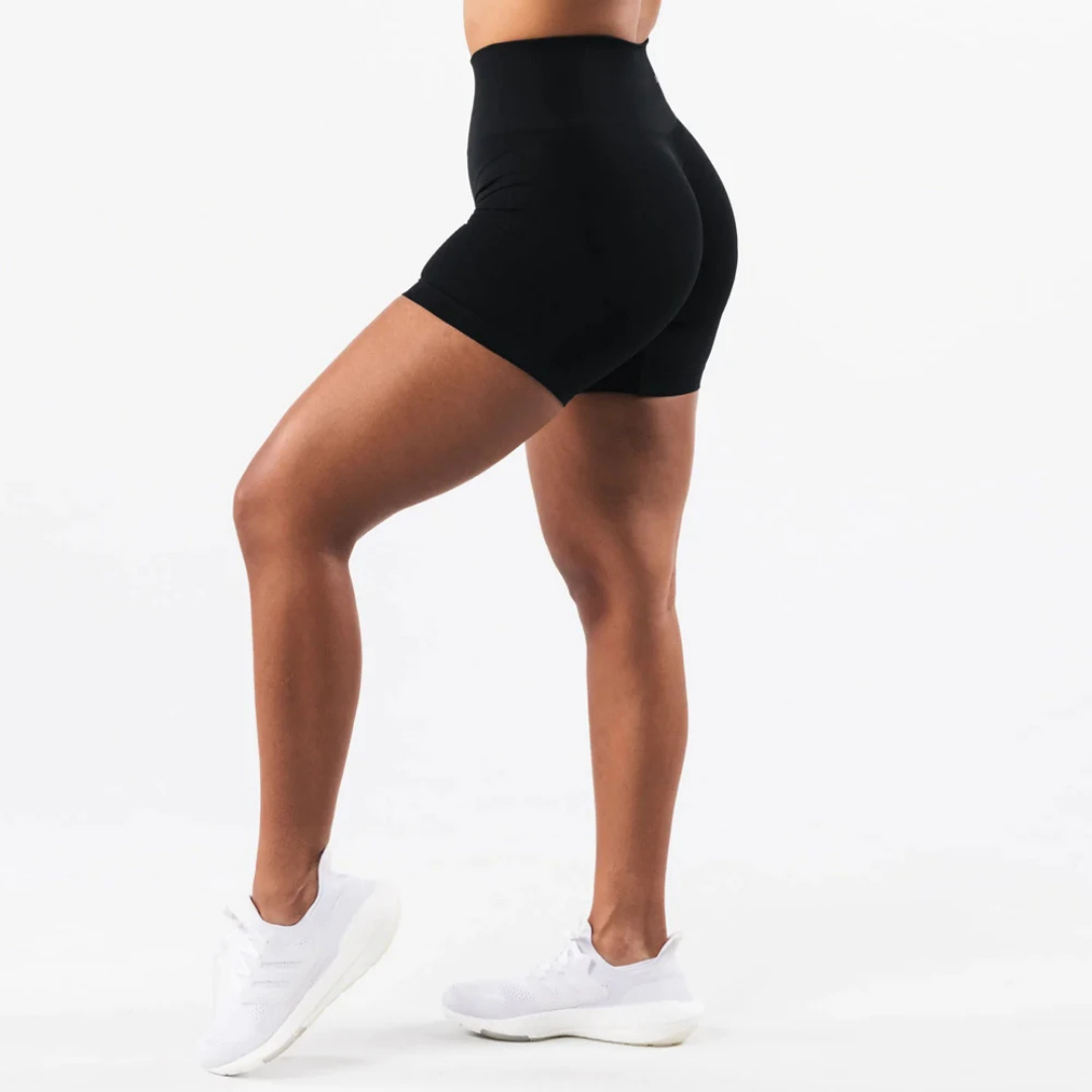 THE ACCENT SEAMLESS BOOTY CONTOUR SHORTS-Shorts-Gym Giants