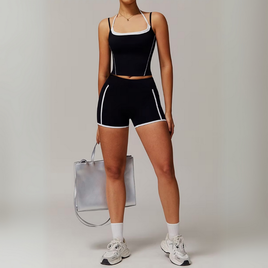 THE ISOLA COMPRESSION SINGLET & SHORTS SET