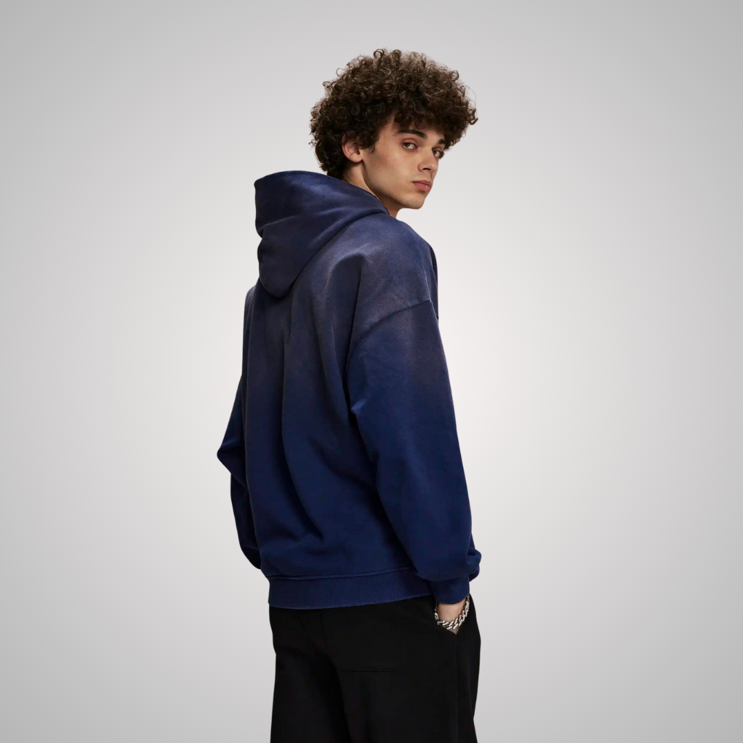 BRAGA DISTRESSED UNISEX HOODIE