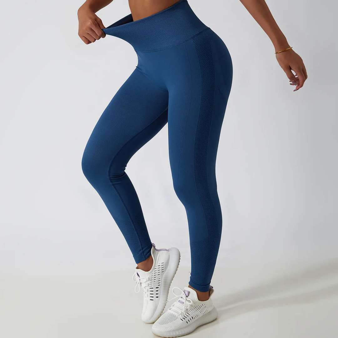 THE CASCADE SEAMLESS SCRUNCH BUTT LEGGINGS-Leggings-Gym Giants