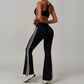 TAMERIA FLARED MID-RISE LEGGINGS