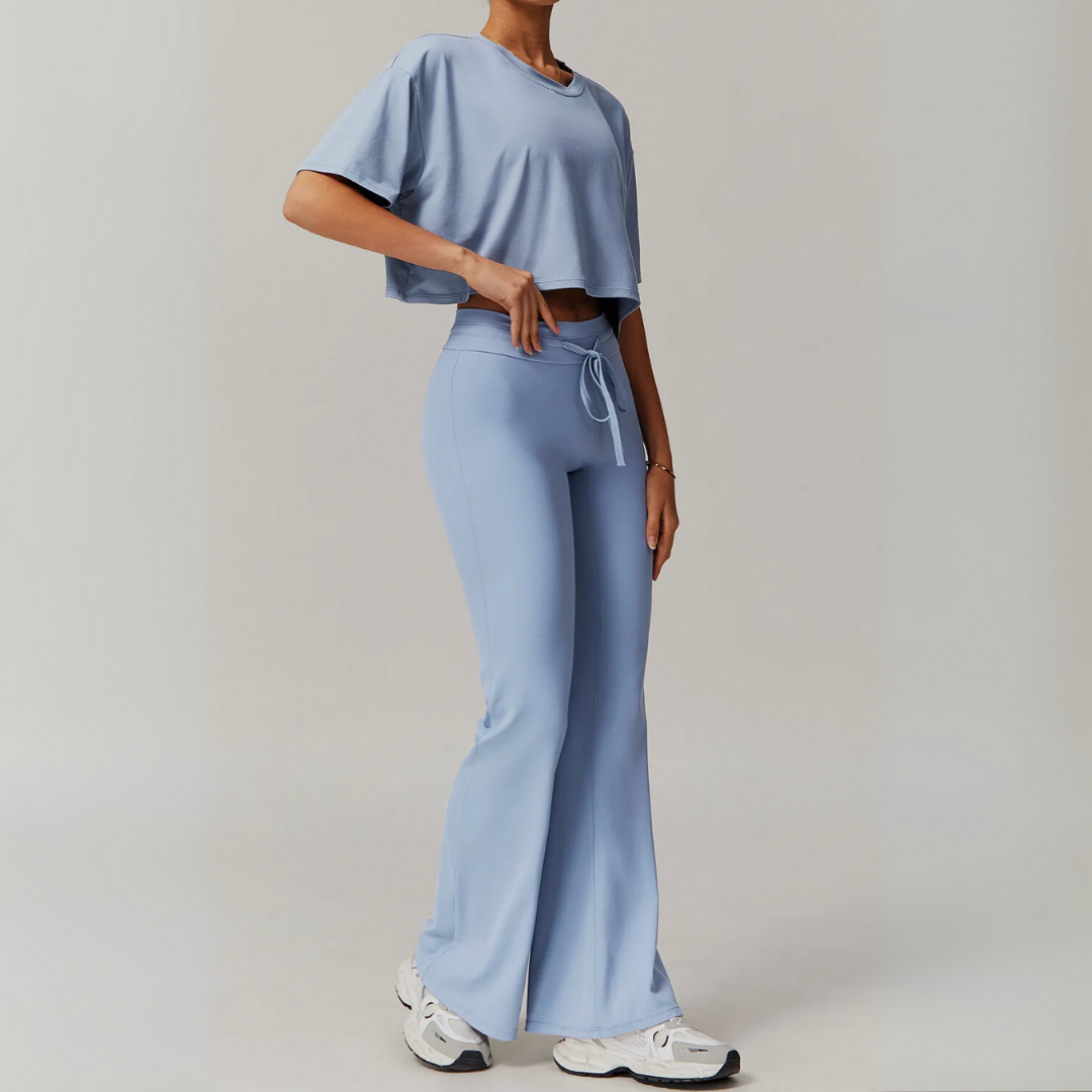 SOAR FLARED MID-RISE LEGGINGS