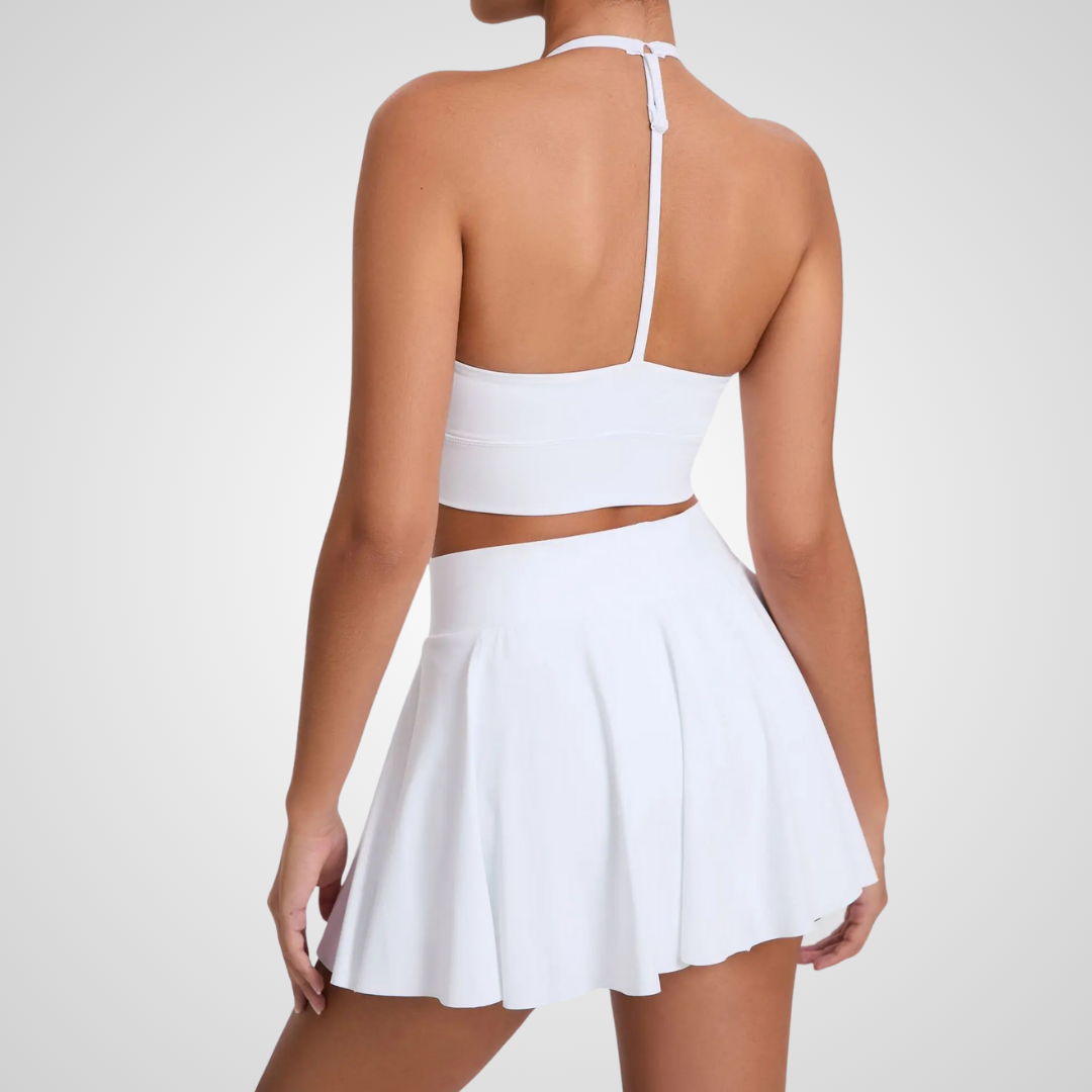 KARELIA HALTER TENNIS SKORT SET