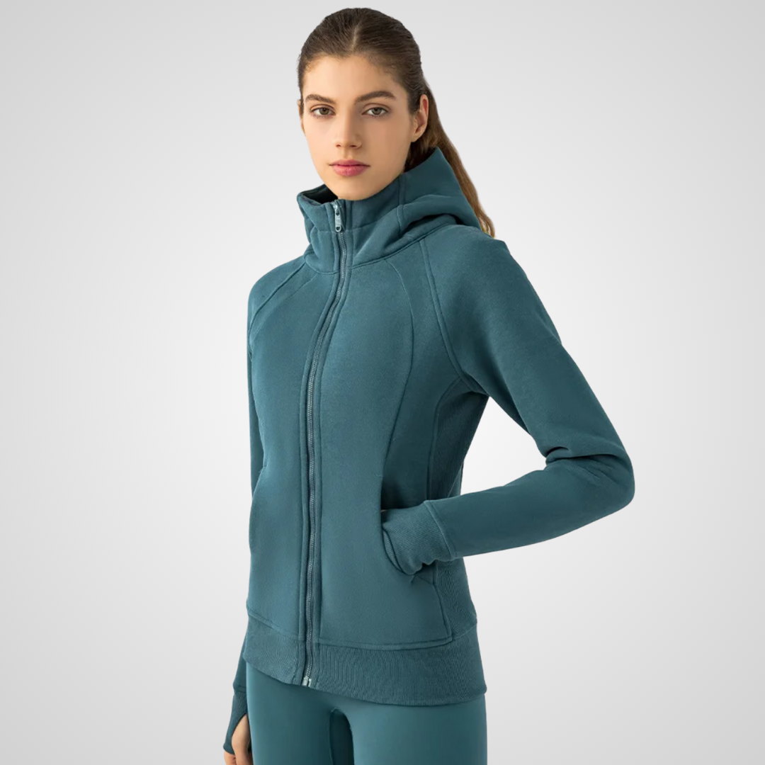 TALLARA FLEECE-LINED WINDPROOF HOODIE