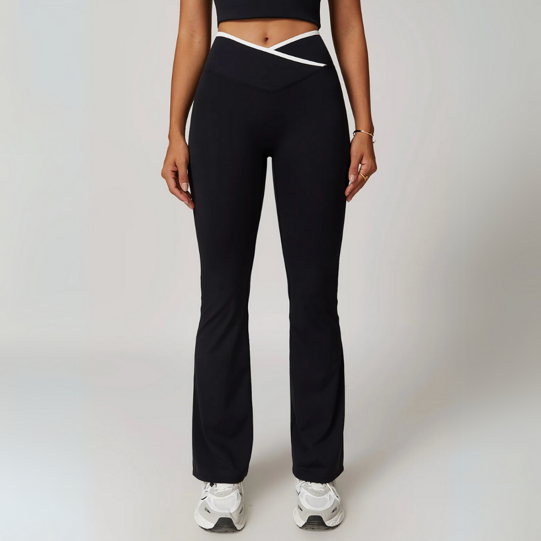 THE SERINA CONTOUR FLARE LEGGINGS