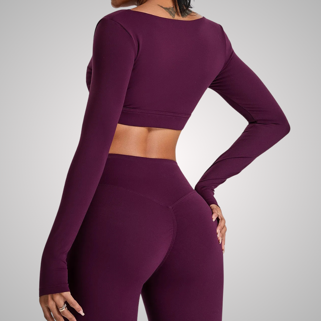 HOUSTON CROPPED LONG SLEEVE