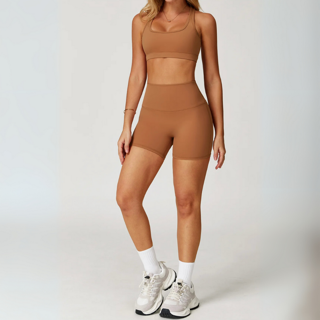 THE ARISELLA RACERBACK SPORTS BRA