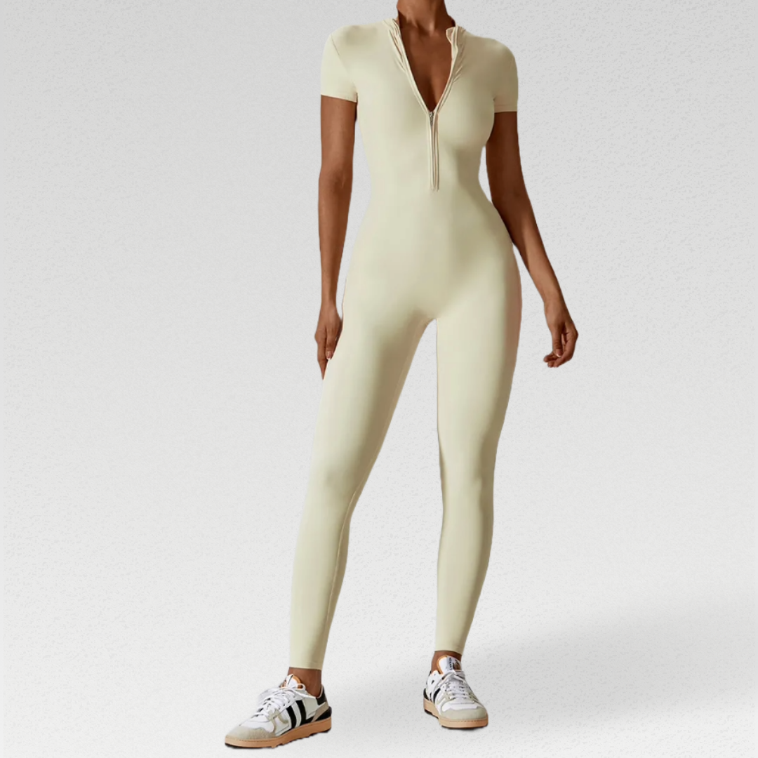Chicago Jumpsuit - Elevate your fitness game with this quick-dry, breathable, and compression-enhanced activewear. Crafted from durable nylon/spandex fabric, it ensures comfort, style, and lasting performance for your intense workouts.