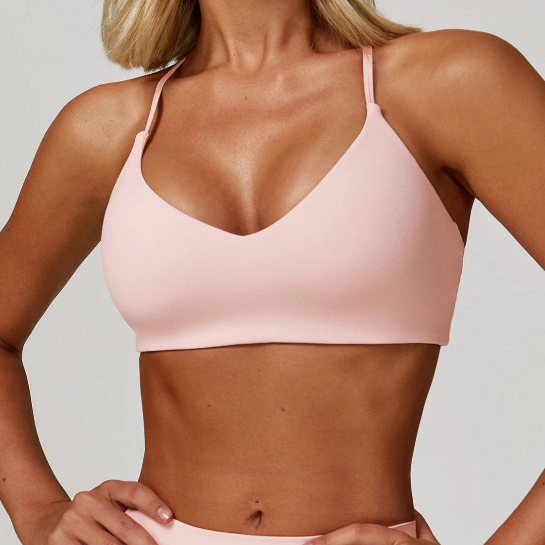 BRIM SEAMLESS RACERBACK SPORTS BRA