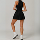 CALINDA HALF-ZIP TENNIS DRESS
