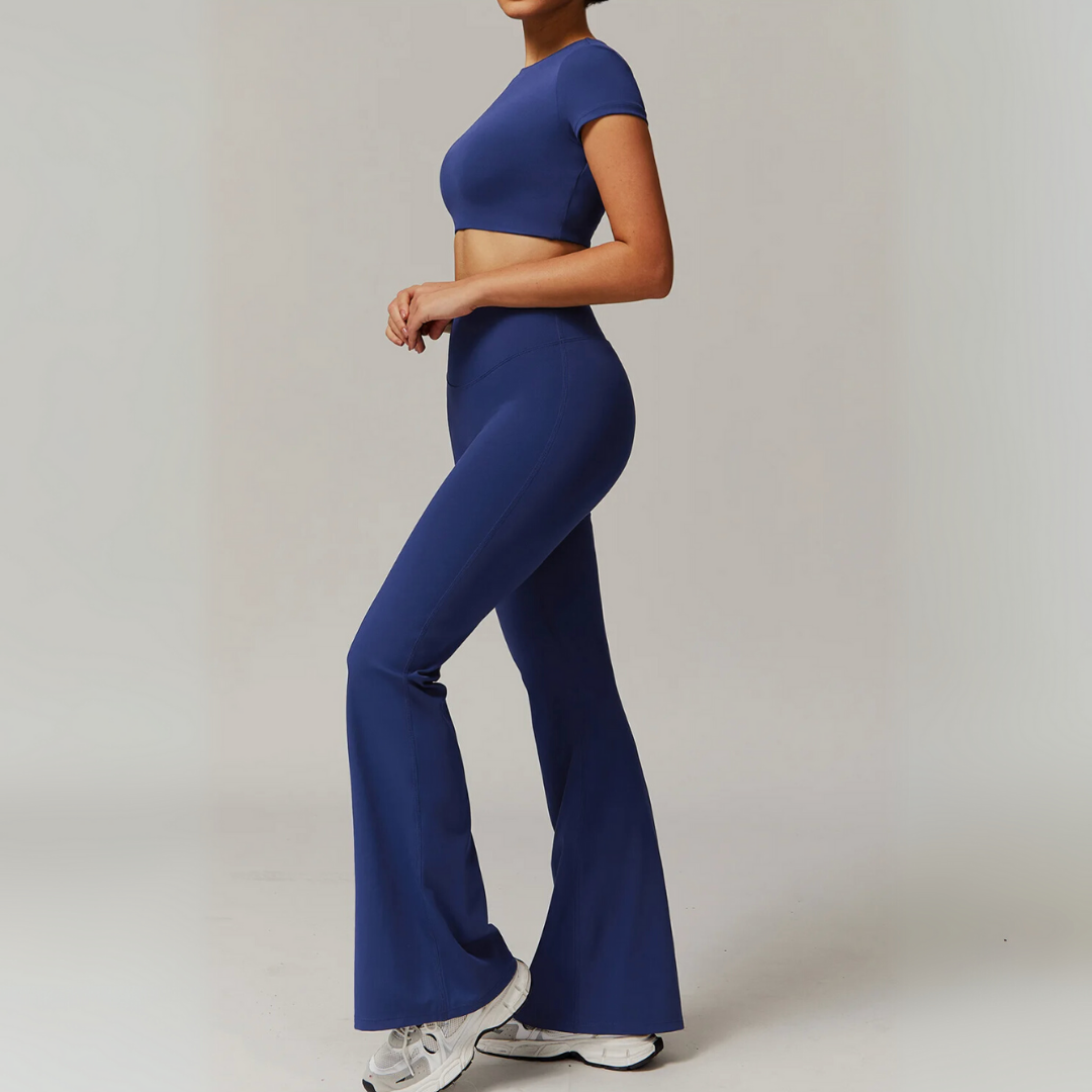 ALINA CROPPED KEYHOLE TEE