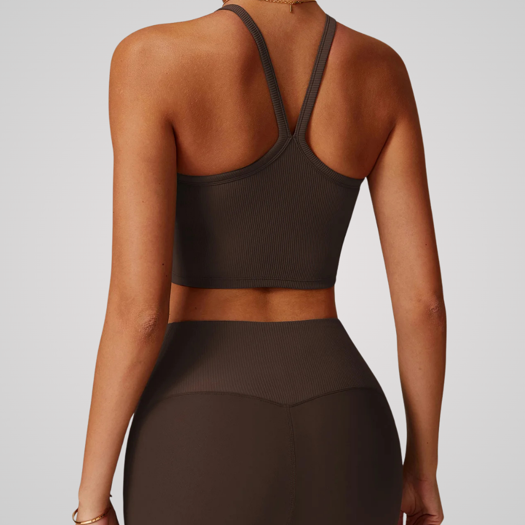 TRACER RIBBED CROP SINGLET