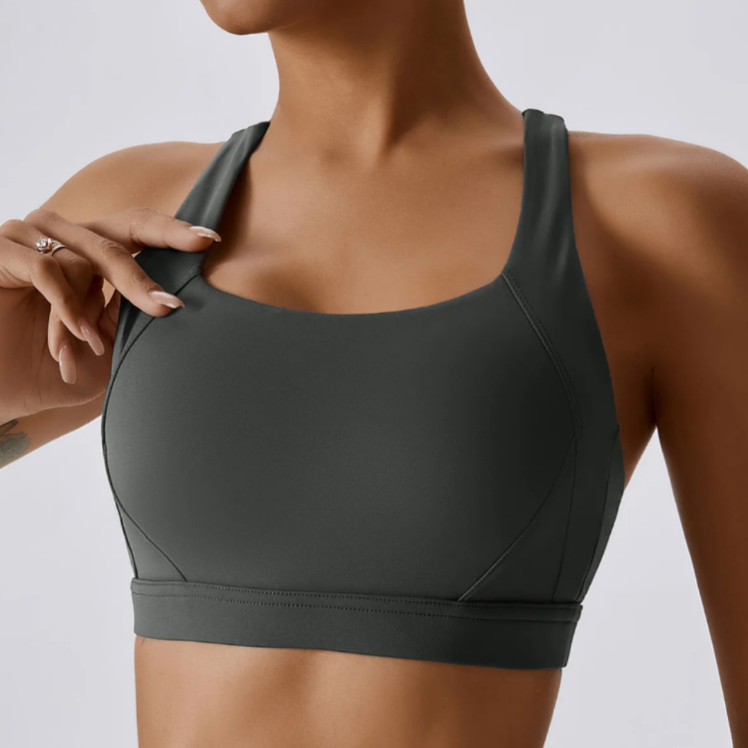 Leticia Sports Bra: Elevate Your Active Experience with Premium Support and Comfort - Nylon/Spandex Blend, Breathable Design, and Removable Pads for Customizable Fit. Redefine Your Workout Wardrobe with the Perfect Blend of Style and Performance.