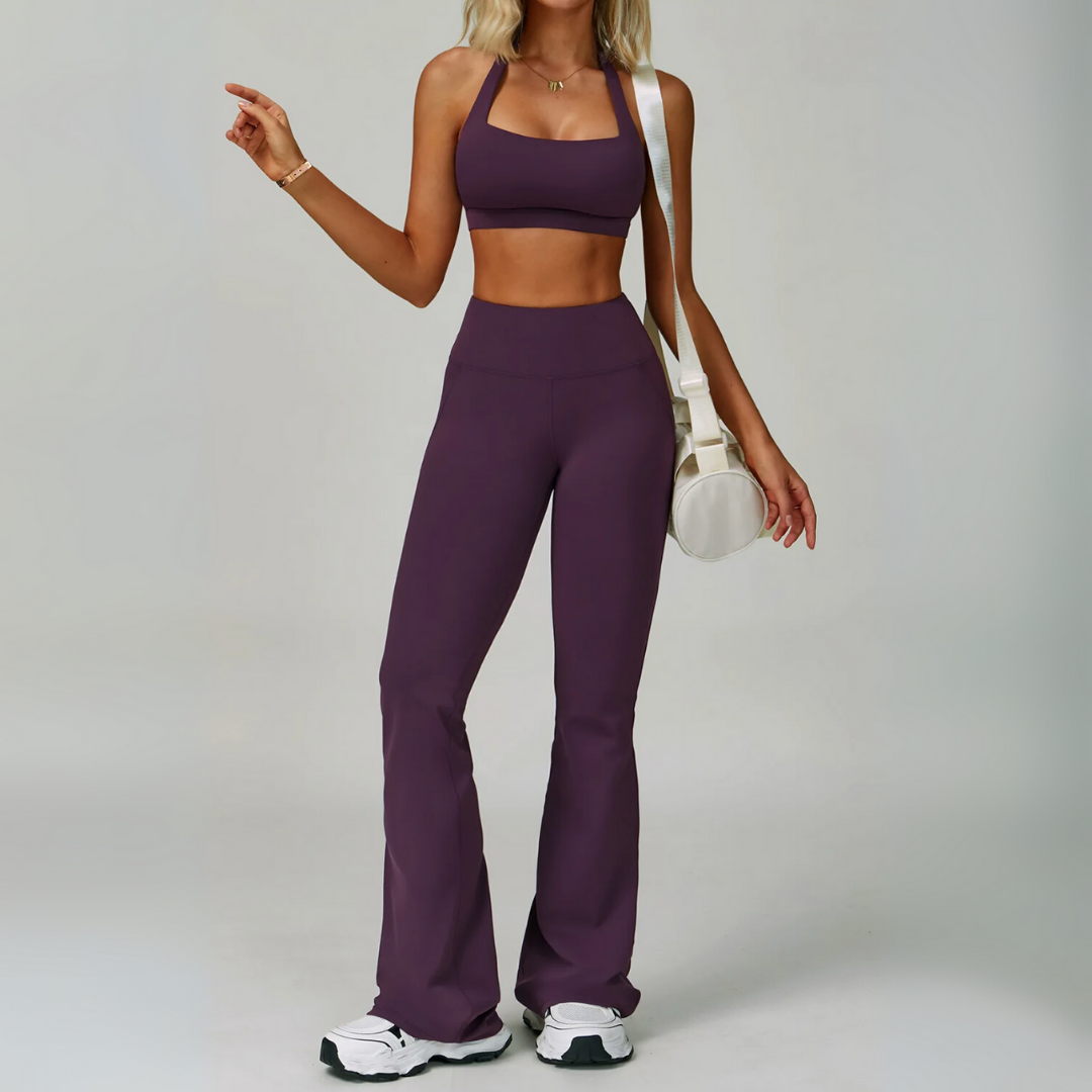 ALETTA HALTER NECK SPORTS BRA