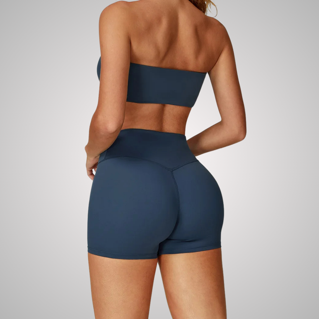THE WHITNEY BANDEAU & SHORTS SET