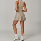 CALINDA HALF-ZIP TENNIS DRESS