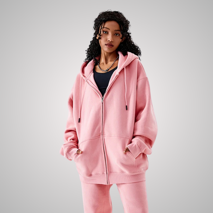 MODENA UNISEX ZIP FRONT HOODIE