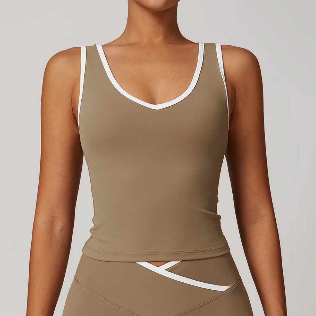 ARALINA CONTRAST SINGLET