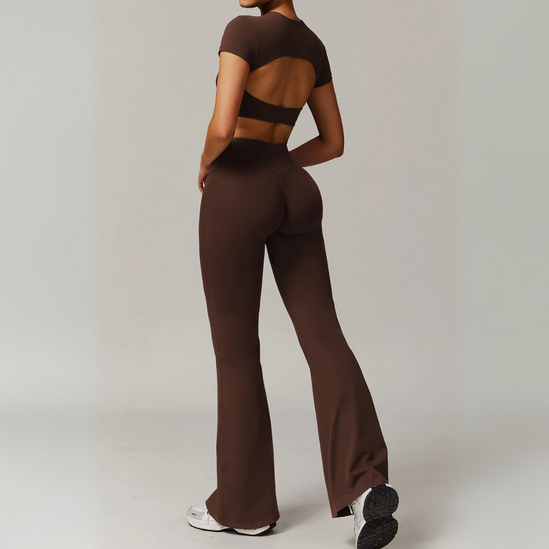 ALINA CROPPED KEYHOLE TEE