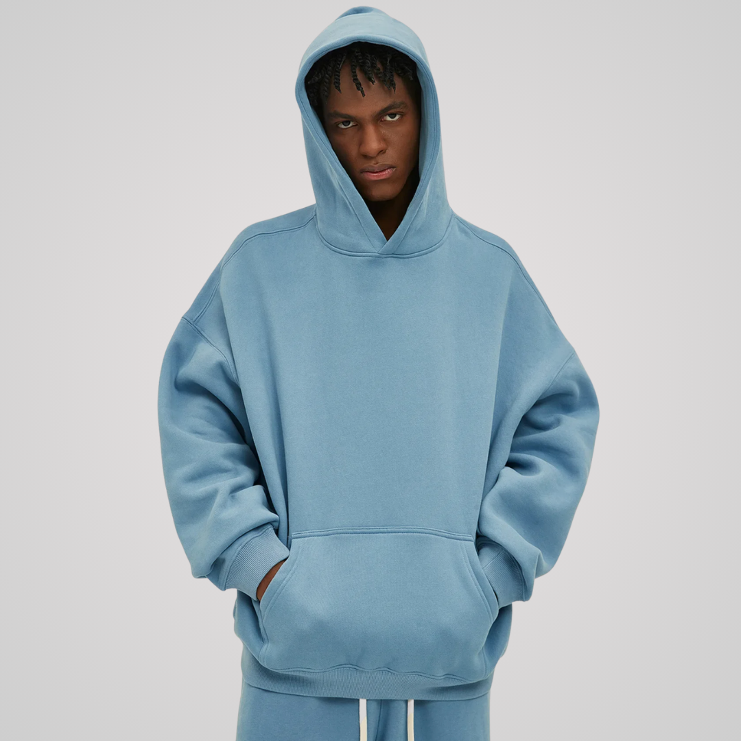 VEIL FLEECE-LINED UNISEX COTTON HOODIE