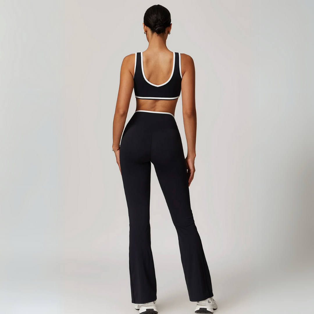 THE SERINA CONTOUR FLARE LEGGINGS