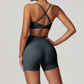 EMMELINE TWIST-BACK SPORTS BRA