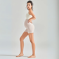 DANICA HIGH-WAISTED MATERNITY SHORTS