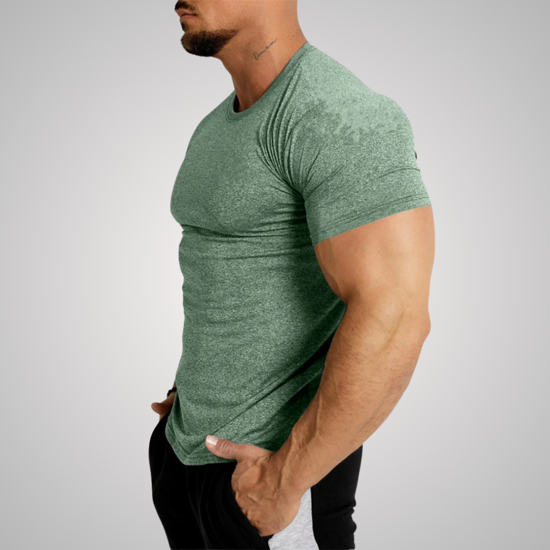 COLOGNE FITTED O-NECK TEE