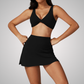 RHODESIA TWIST FRONT SPORTS BRA & SKIRT SET