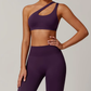 THE EVESSA ONE SHOULDER SPORTS BRA-Sports Bras-Gym Giants