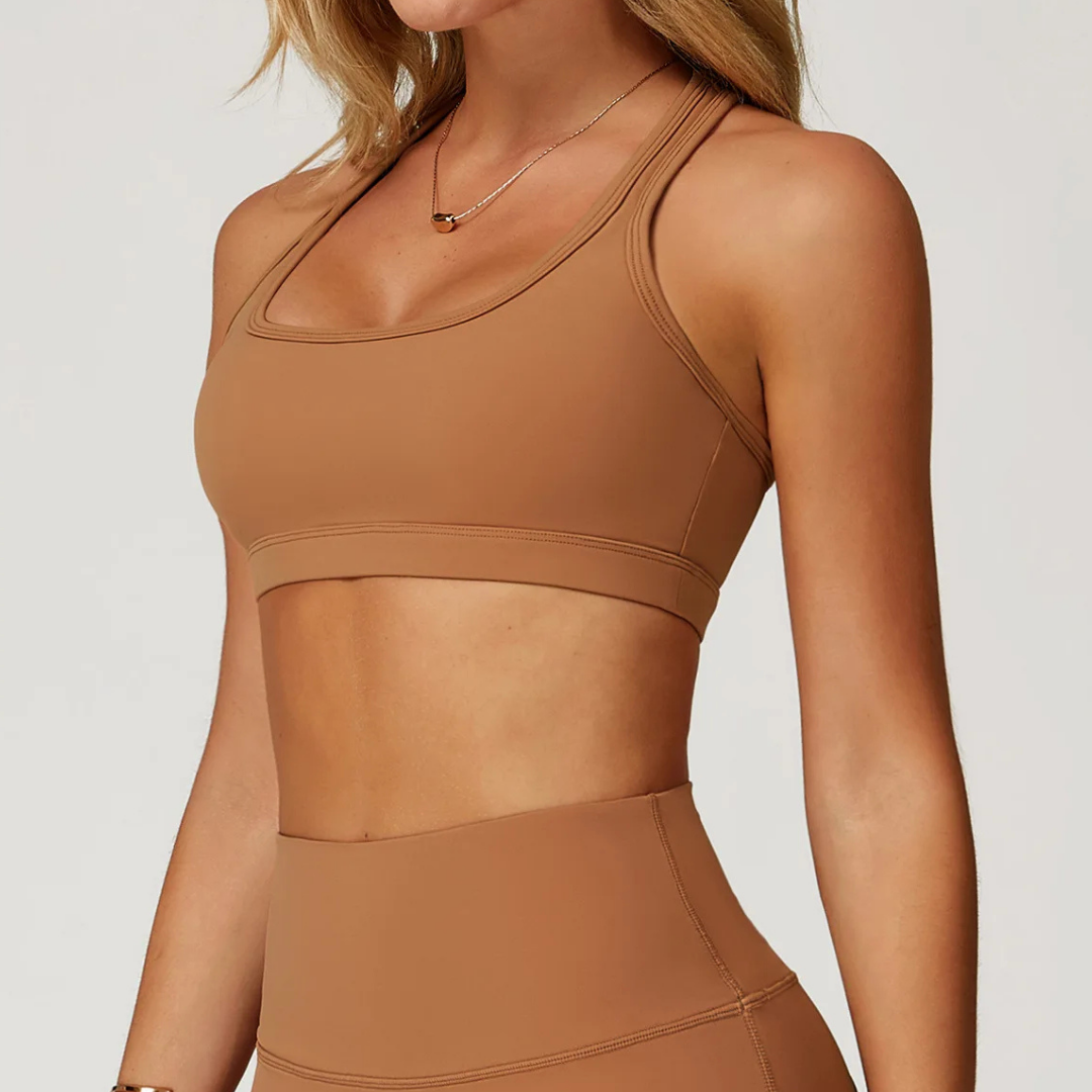 THE ARISELLA RACERBACK SPORTS BRA