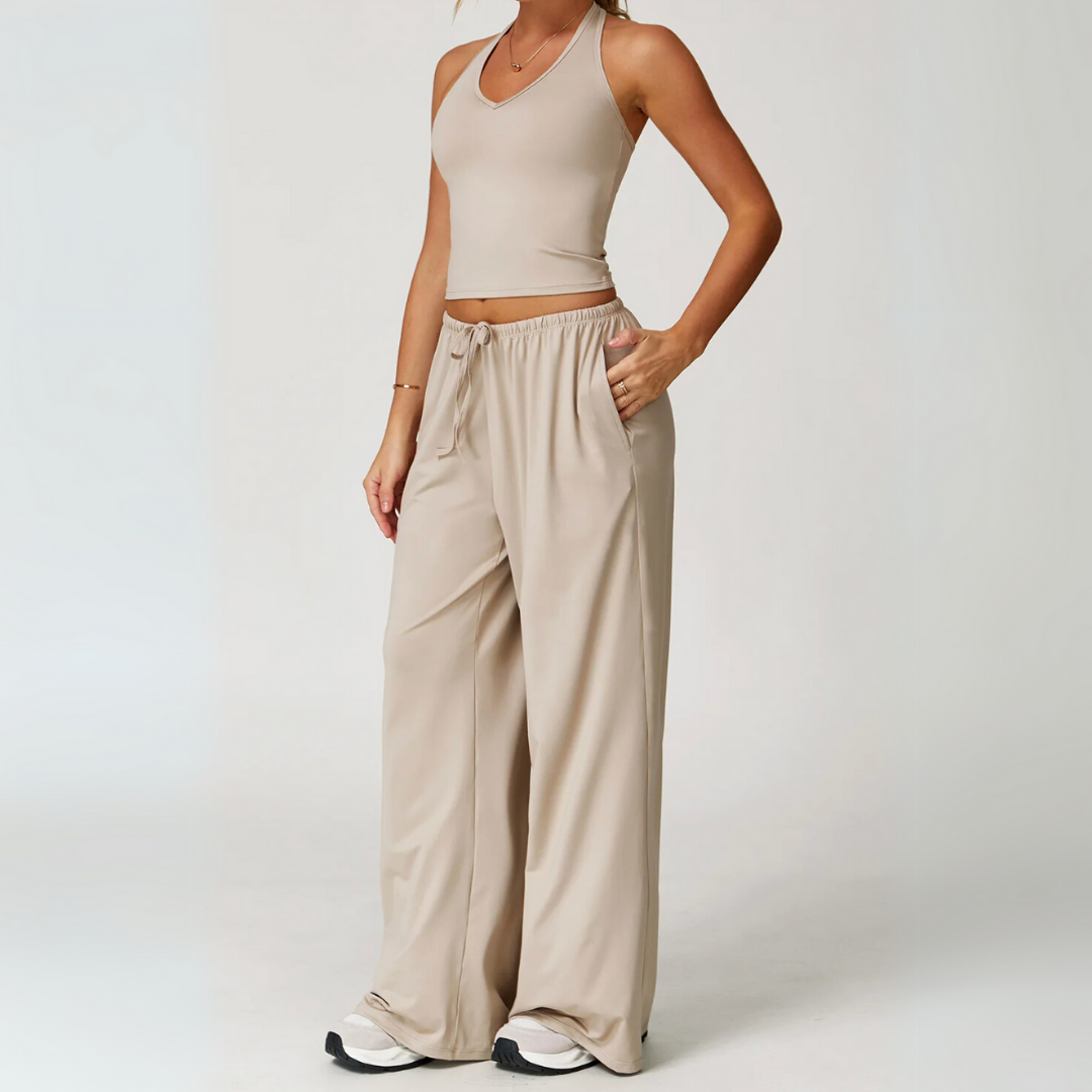 THE LIORA HALTER LOUNGE SET