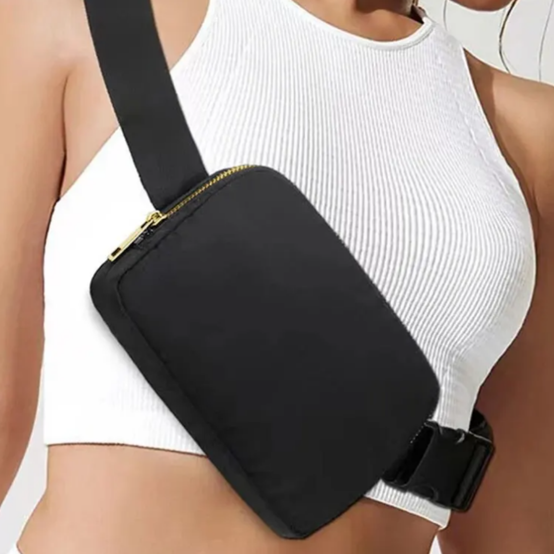 Adjustable Mini Waist Bag: Redefining On-the-Go Fashion with Compact Design, Adjustable Strap, and Secure Zip Closure. Experience Hands-Free Convenience Whether Worn Around the Waist or Crossbody. Petite Size (14cm x 20cm), Big Impact - Elevate Your Daily Adventures in Style. Explore Now!