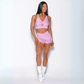 TANGIER SEAMLESS SHORTS & SPORTS BRA SET