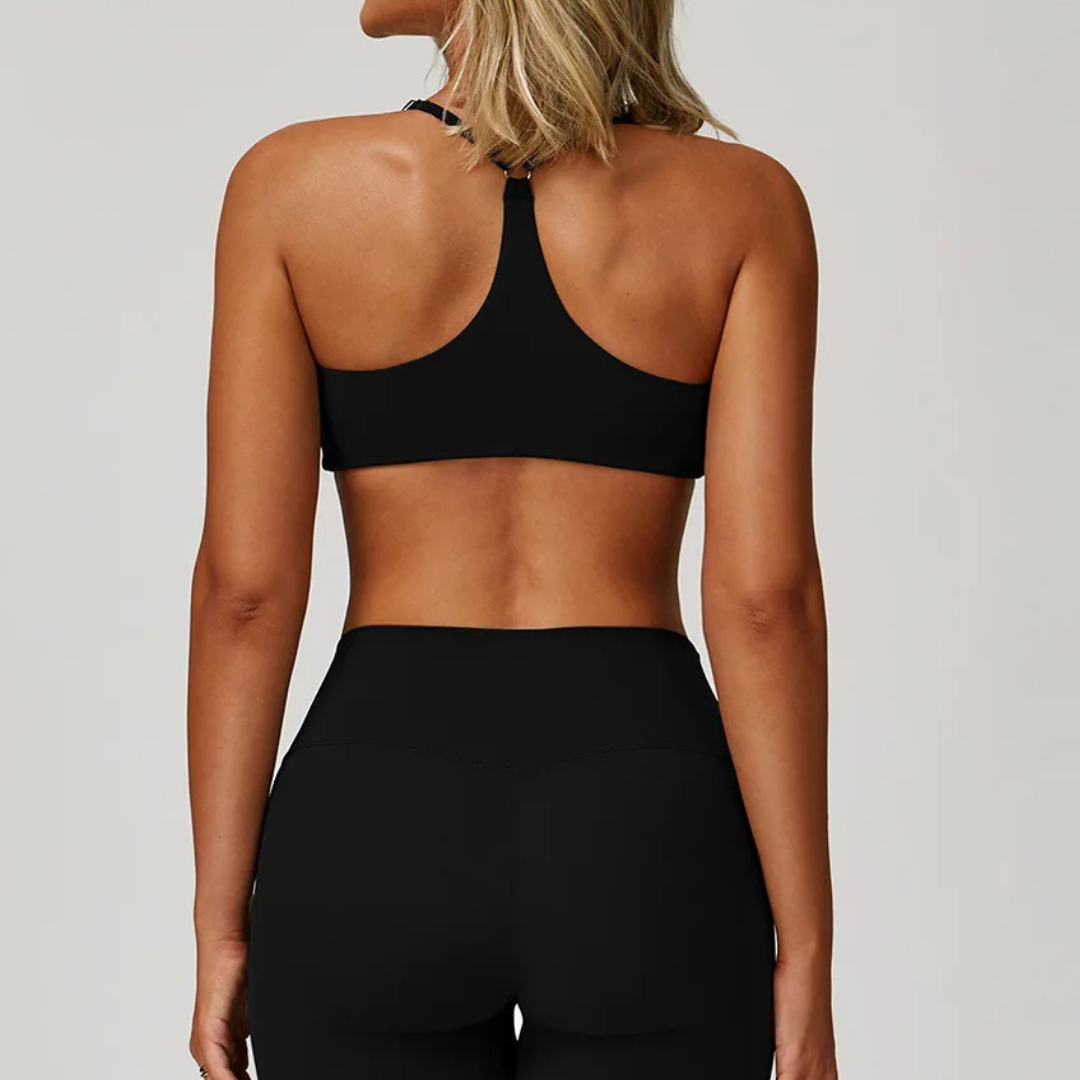 BRIM SEAMLESS RACERBACK SPORTS BRA