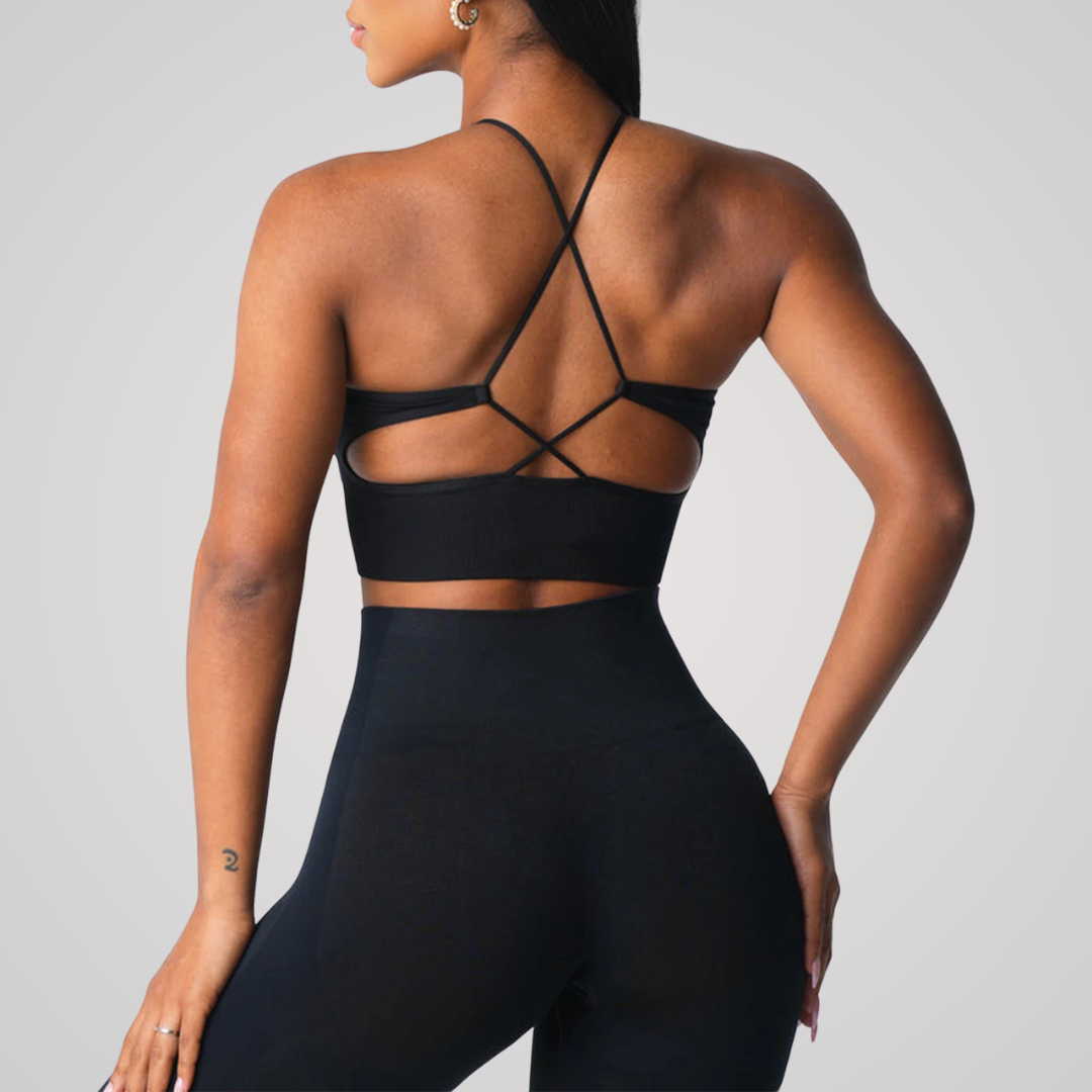CAMBRAI STRAPPY BACK SPORTS BRA