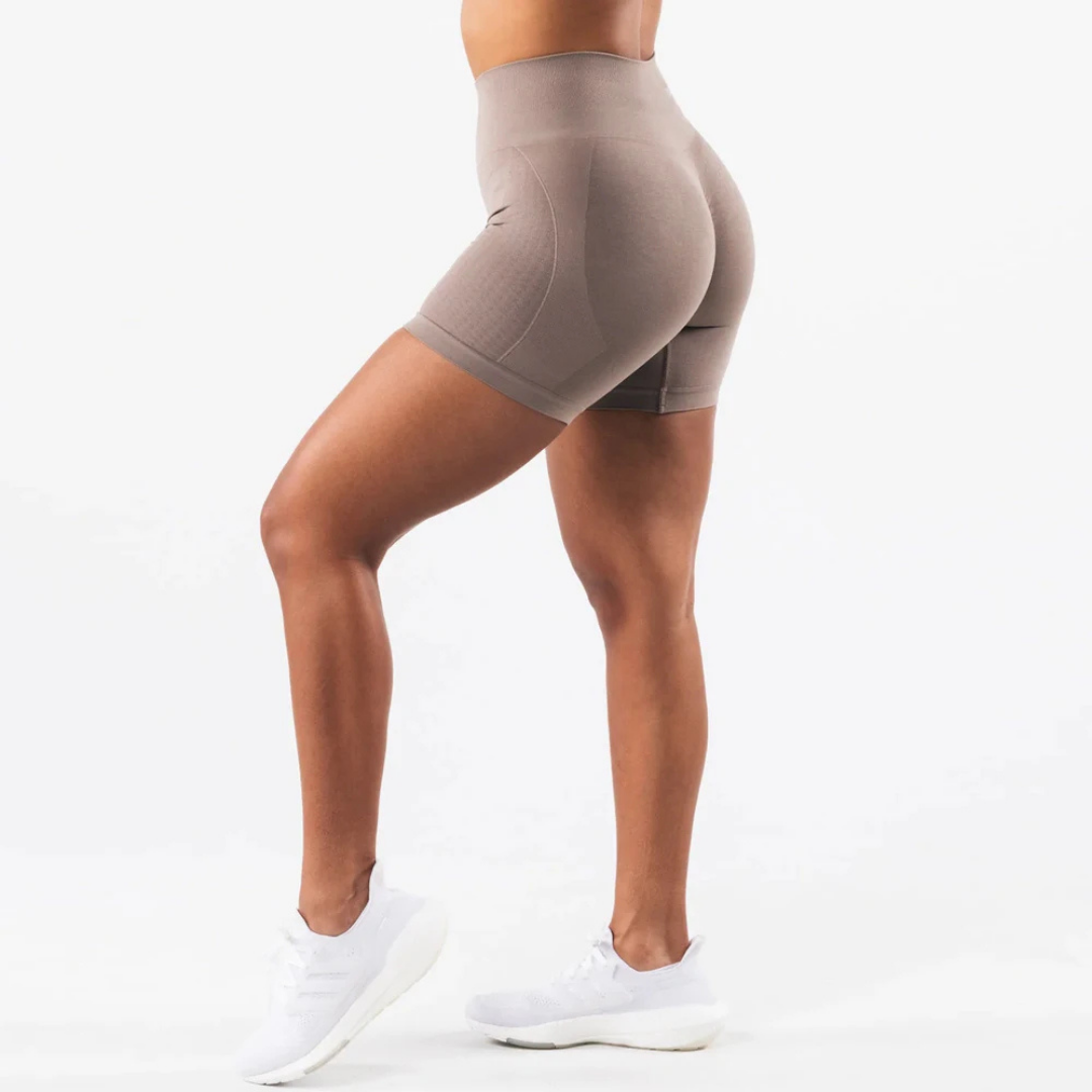 THE ACCENT SEAMLESS BOOTY CONTOUR SHORTS-Shorts-Gym Giants