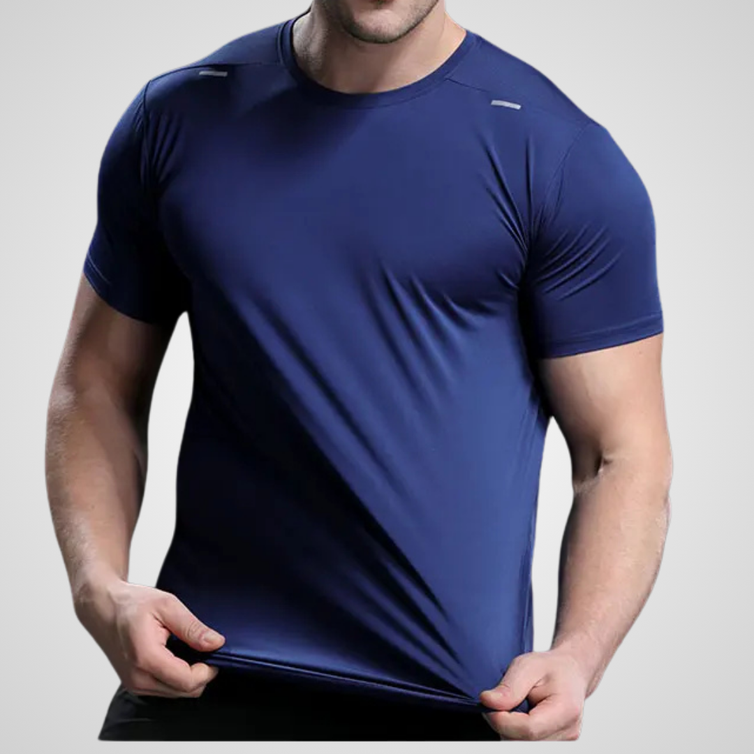THE TITAN QUICK-DRY REFLECTIVE TEE-T-Shirts-Gym Giants